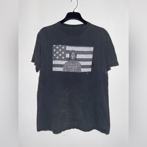 ASAP Rocky Tee XL 1/1 Custom Merch UNI ASAP Mob - Picture 5 of 5